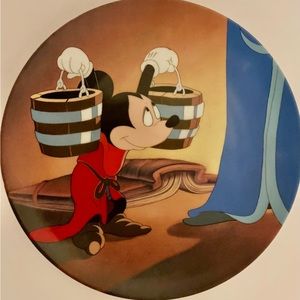 Disney Mickey Mouse "The Penitent Apprentice" Fantasia Collector’s Plate…